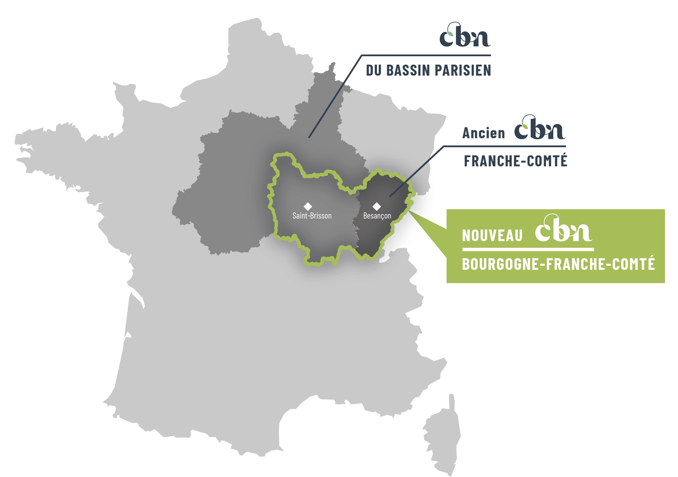 Carte Bourgogne-Franche-Comté