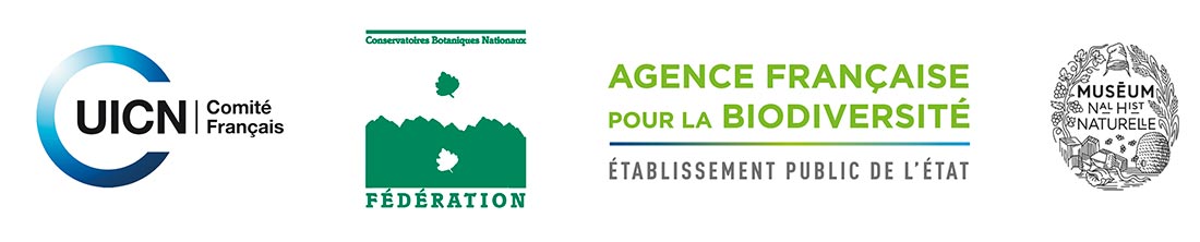 Logos Partenaires Liste rouge nationale Flore menacée France